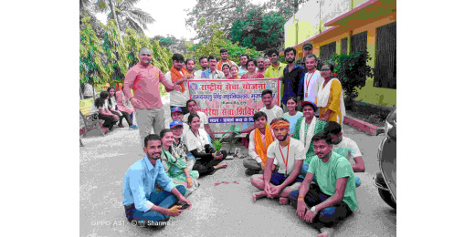 कांवरिया सेवा शिविर सह वृक्षारोपण अभियान का आयोजन